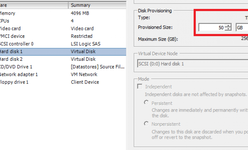 Vmware увеличить диск. Disk provisioning. Почему Size и Size on Disk. MSFT Virtual Disk SCSI Disk device как удалить Server 2008.