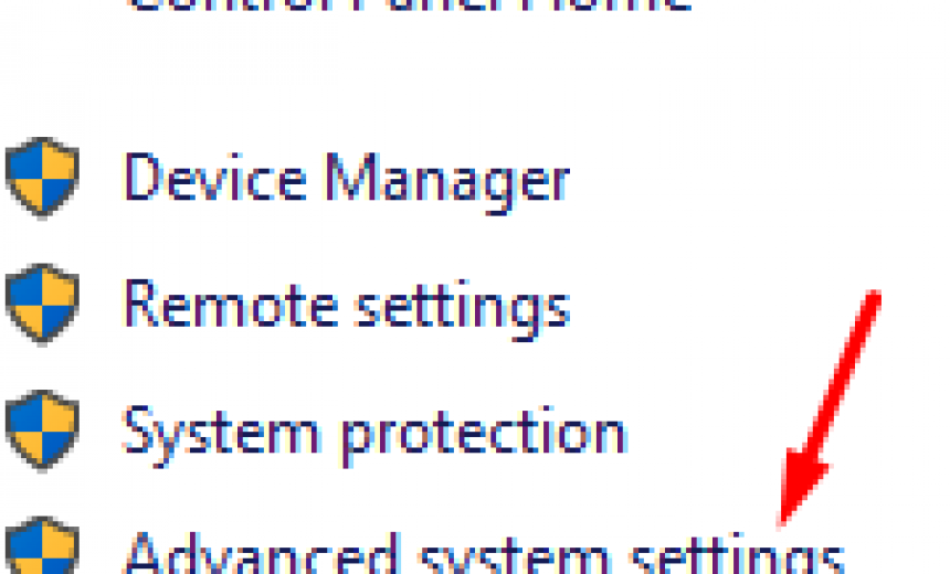 Advanced system settings