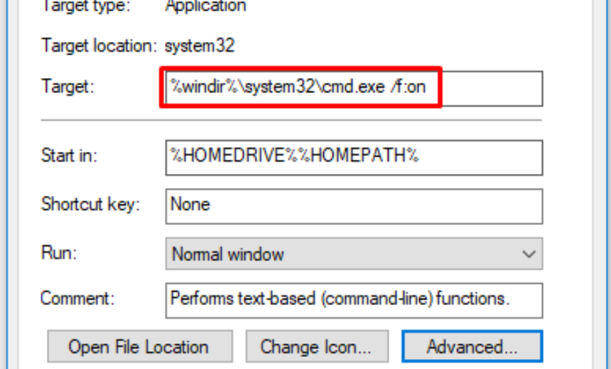 Command Prompt customization