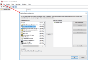 Active Directory Schema Snap-in