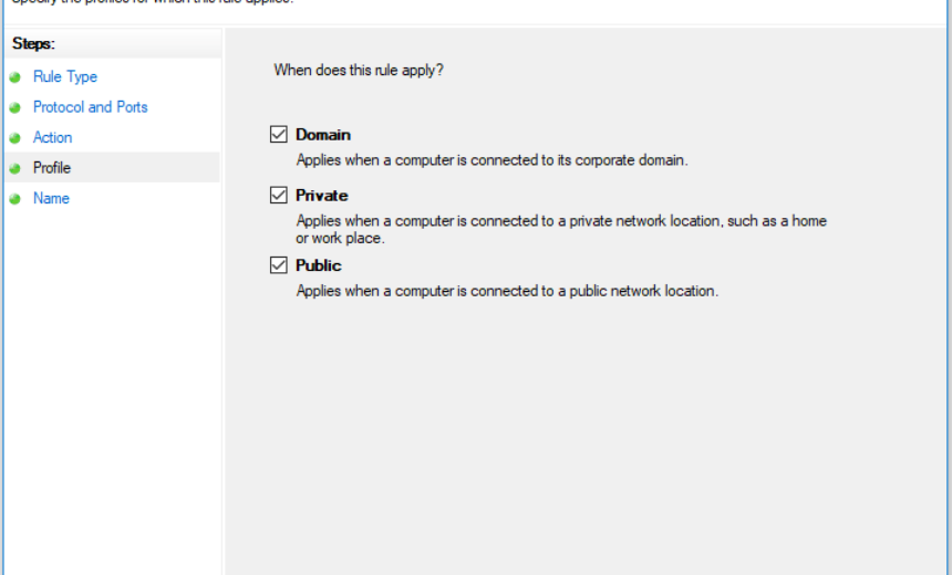 Firewall - Profile