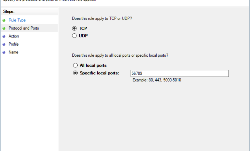 Firewall Protocols and Ports