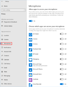 Windows 10 Privacy Settings