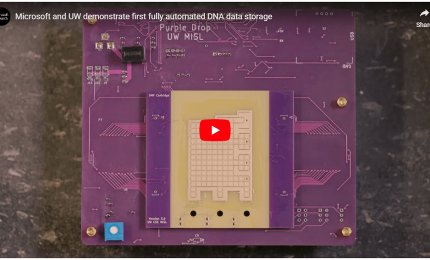 DNA storage may lead to future DNA-based datacenters