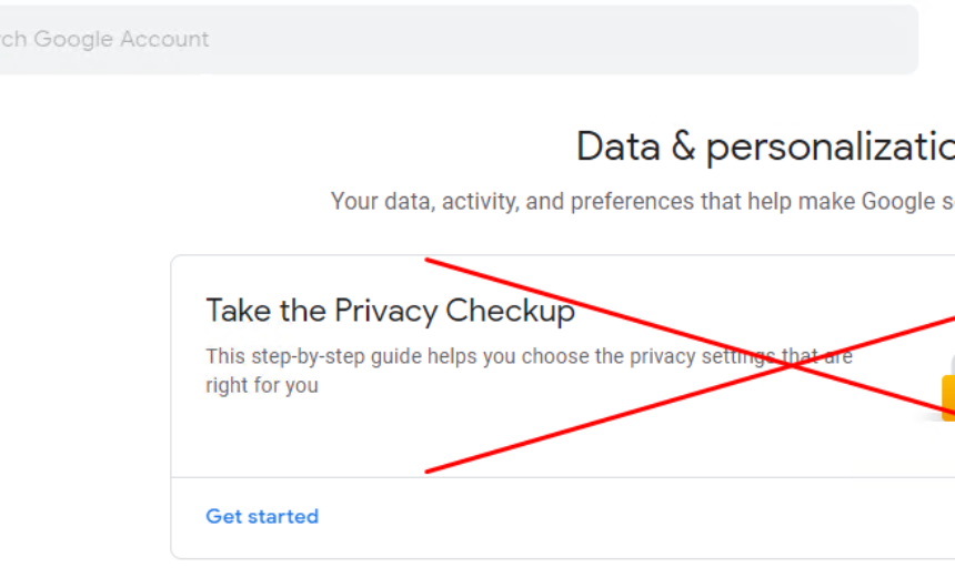 Take the Privacy Checkup