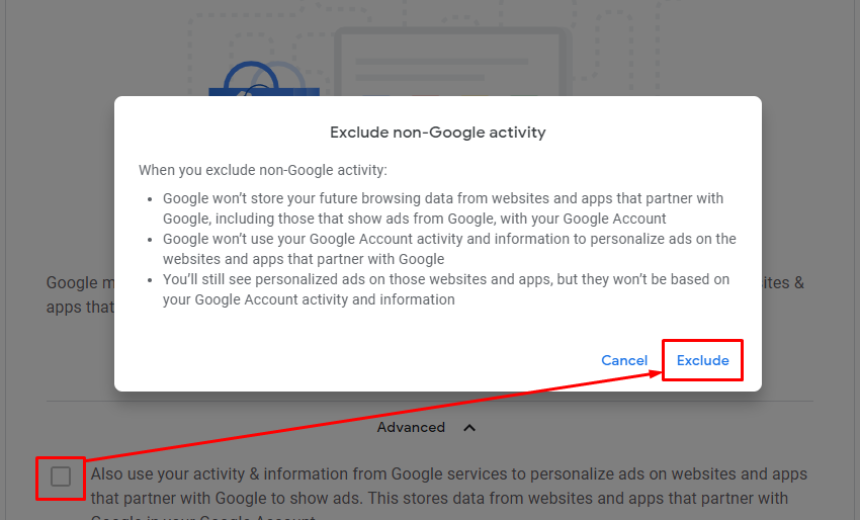 Ad Personalization Advanced Section