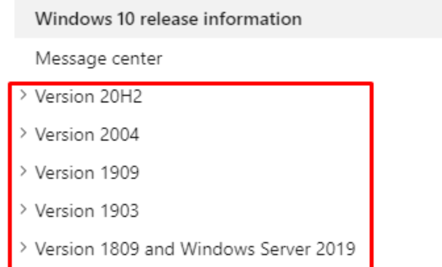 Troubleshooting Windows 10 version issues