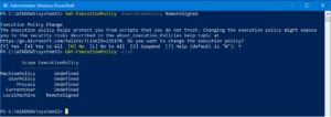 Set-ExecutionPolicy