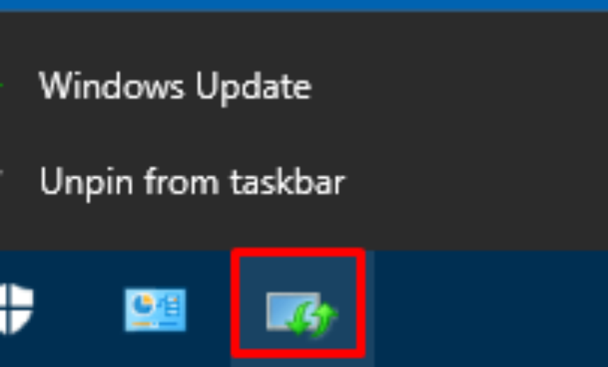 Unpin from taskbar option